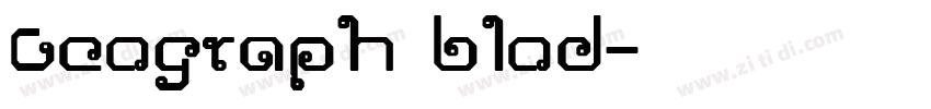 Geograph blod字体转换